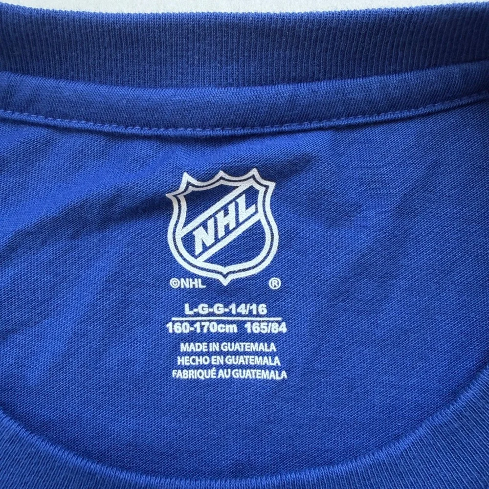 NHL St Louis Blues Vladimir Tarasenko Youth Large 14/16 Blue Graphic T-Shirt NWT